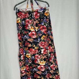 The undress floral swimsuit cover up Backless Dress